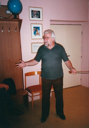 František Zloch v r. 2002, Rimavská Sobota - 25. výročí otevření hvězdárny Autor: Pavol Rapavý