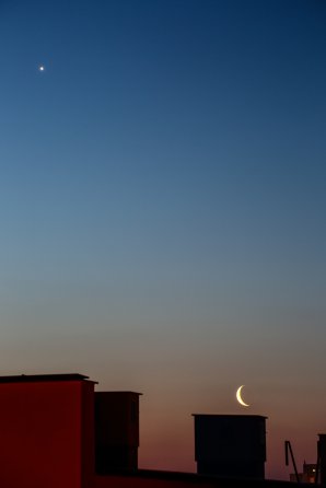 Venuše a Měsíc 27. 2. 2022 Autor: Karel Ženíšek