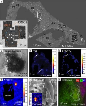 Některá zrníčka prachu, nalezená ve vzorku horniny z asteroidu Ryugu, jsou starší než Sluneční soustava Autor: The Astrophysical Journal Letters (2022). DOI: 10.3847/2041-8213/ac83bd