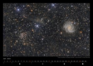 NGC6946 a hvězdokupa NGC 6939 v souhvězdí Kefea, Tomáš Zábranský Autor: Tomáš Zábranský
