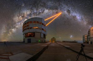 Dalekohled VLT (Very Large Telescope) na observatoři ESO Paranal. Autor: ESO/A. Ghizzi Panizza