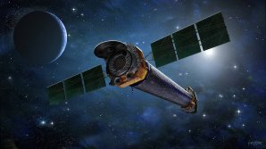 Umělecké zobrazení rentgenové observatoře Chandra Autor: NASA
