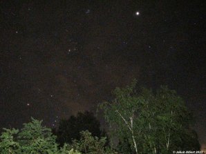 Hvězdná obloha – Orion, Býk a Jupiter Autor: Jakub Albert