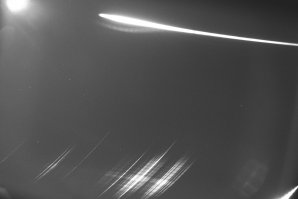 Obr. 11: Souhrnný snímek spektra meteoru náležejícího ke sporadickým meteorům, zaznamenaného 17. 11. 2024 (024953 UT) spektrografem VM SPNW (QHY5-III-178M). Autor: Hvězdárna Valašské Meziříčí, p.o.