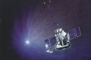 Umělecká představa letu sondy Vega 2. Autor: stoplusjednicka.cz