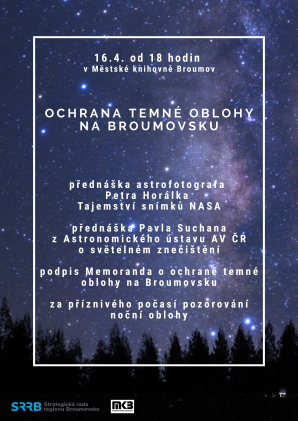 Ochrana temné oblohy na Broumovsku Autor: Petr Horálek Ochrana temné oblohy na Broumovsku Autor: Petr Horálek