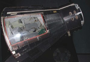 Kabina kosmické lodi Gemini je dnes uložena v 
St. Louis Science Center, St. Louis, Missouri. Autor: American Spacecraft | Gemini 3A