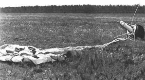 Návratové pouzdro po přistání na Zemi. Autor: pacificspacecenter/luna-24 Návratové pouzdro po přistání na Zemi. Autor: pacificspacecenter/luna-24