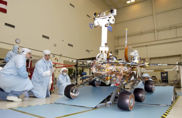 Opportunity v JPL Autor: NASA/JPL