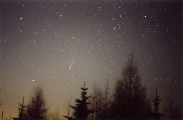 Kometa Ikeya-Zhang u galaxie v Andromedě Autor: Martin Gembec