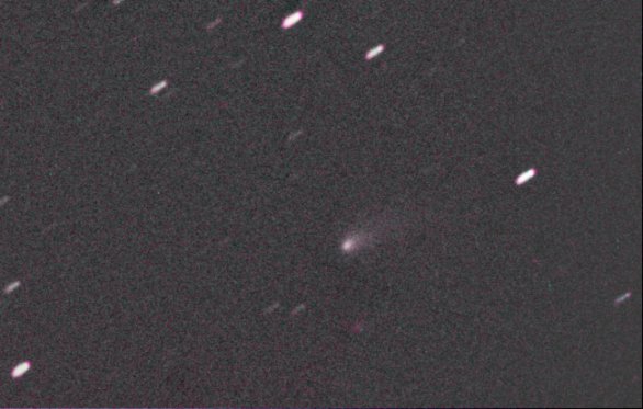 Kometa C/2014 Q1 (PanSTARRS) na snímku od Martina Maška z robotického dalekohledu FRAM v Argentině Autor: Martin Mašek