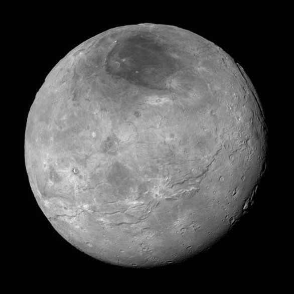 Charon - snímek bez komprese ze 470 000 km Autor: NASA/JHUAPL/SWRI