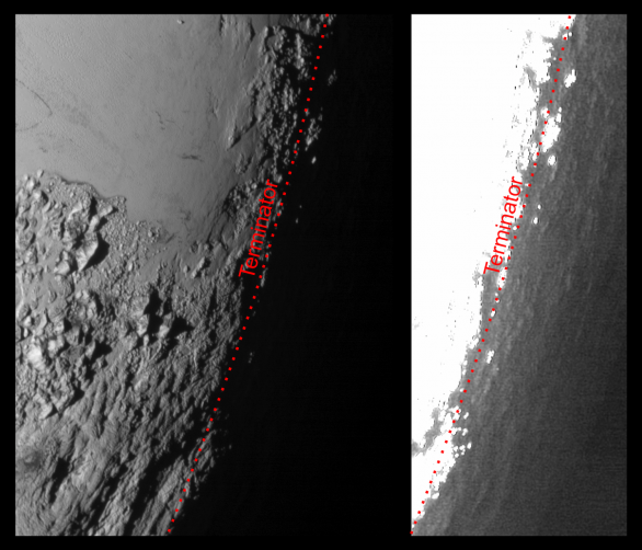 Svítání na Plutu Autor: NASA/JHUAPL/SWRI