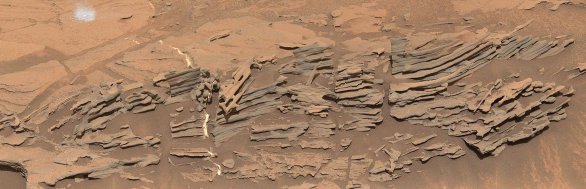 Sol 1090 bizarní útvary Autor: NASA/JPL-Caltech/MSSS