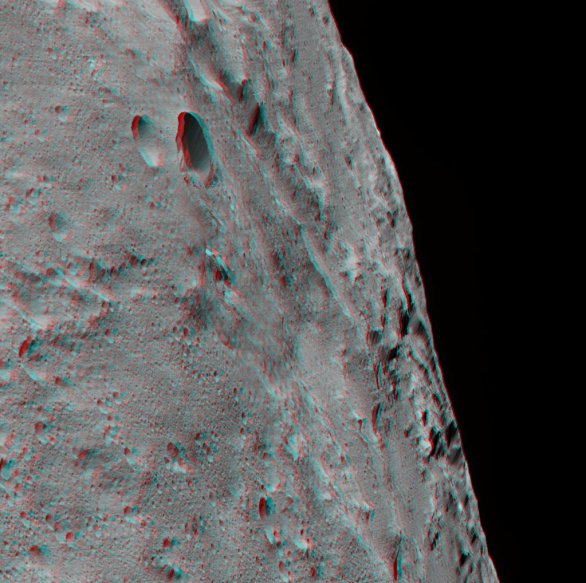 Gerber Catena ve 3D pro červenomodré brýle Autor: NASA/JPL-Caltech/UCLA/MPS/DLR/IDA