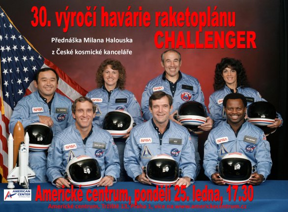Přednáška: 30 roků od havárie amerického raketoplánu Challenger. Autor: Milan Halousek.