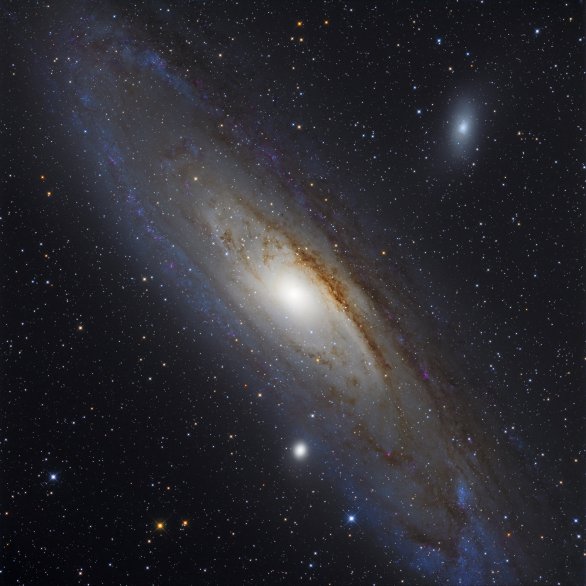 Galaxie M31 v Andromedě Autor: Pavel Cagaš a Martin Myslivec