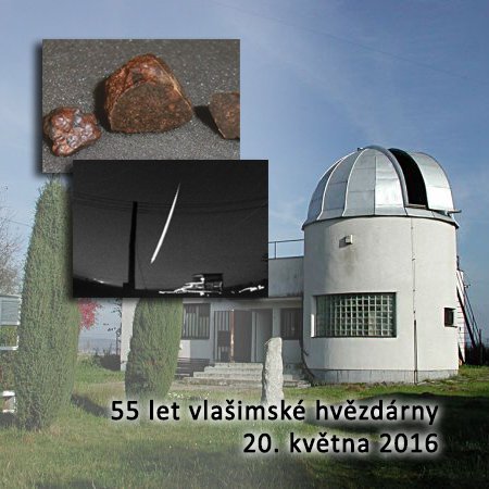 Nenechte si ujít Den vlašimské hvězdárny 20. května 2016. Budete si moci osahat meteorit! Autor: Hvězdárna ve Vlašimi.