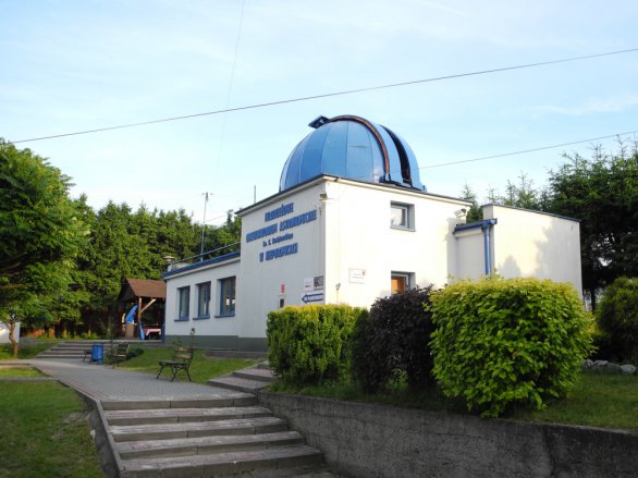 Budova observatoře v Niepolomicach. Autor: Jaromír Ciesla.