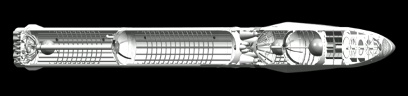 Model rakety BFR a lodi ITS pro lety k Marsu Autor: SpaceX