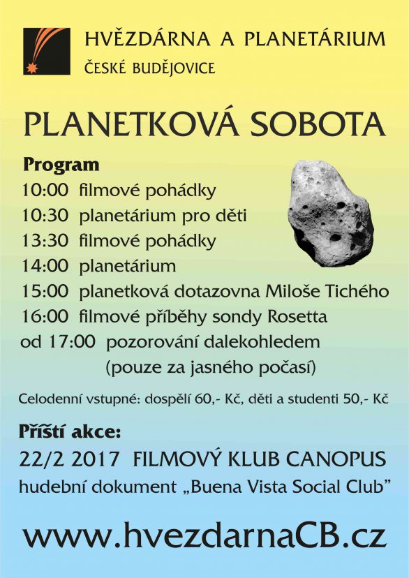 Planetková sobora 4. února 2017 na českobudějovické hvězdárně. Autor: HaP České Budějovice.