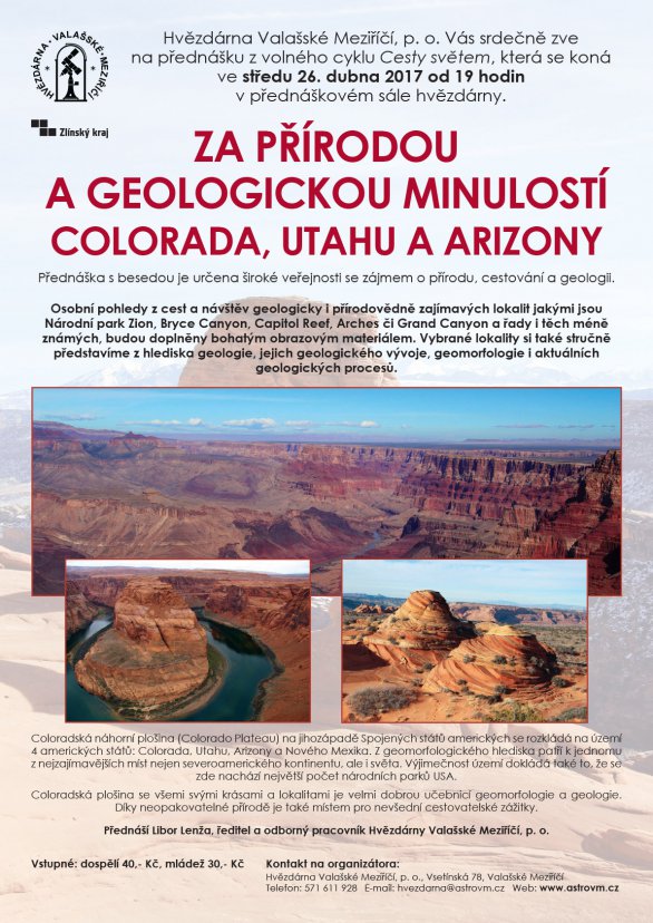 Za přírodou a geologickou minulostí Colorada, Utahu a Arizony Autor: Libor Lenža