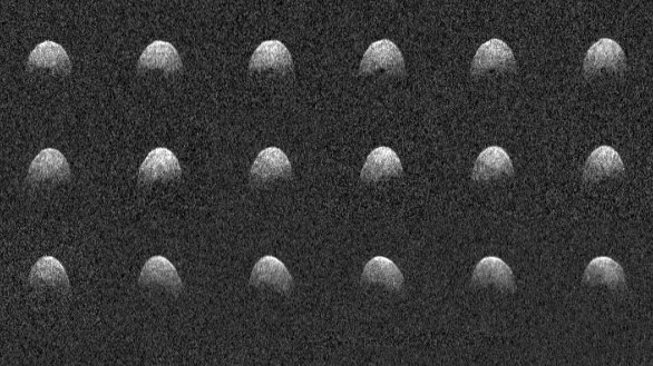 Planetka (3200) Phaeton na snímku pořízeném z radarových odrazů zachycených radioteleskopem Arecibo na ostrově Portoriko Autor: Arecibo Observatory/NASA/NSF