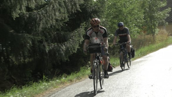 Jiří Grygar během Ebicyklu Autor: Slezská univerzita v Opavě