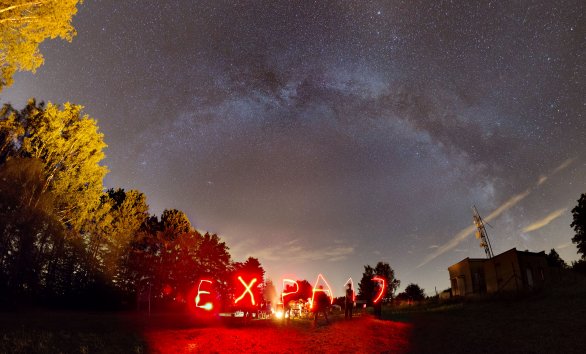 Fotka ze závěrečného táboráku z loňského roku. Autor: Pavel Váňa