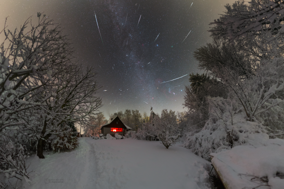 (Geminidová) noc plná přání... Autor: Petr Horálek.