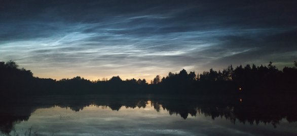 Svítící oblaka NLC Autor: Petr Beníček