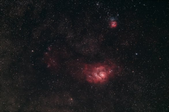 Mlhoviny M8 Laguna a M20 Trifid Autor: Kamil Karlovský