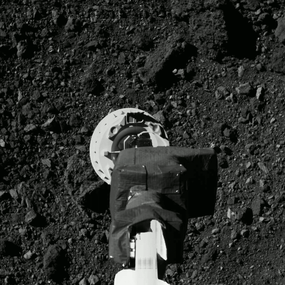 Animace z posledního zkušebního manévru simulujícího přistávací manévr na planetce Bennu v podání kamery OSIRIS-REx Autor: NASA/Goddard/University of Arizona