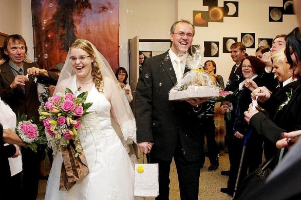 Svatba Martina Lehkého v "magické" datum 11. 11. 2011. Autor: Zdroj: Deník/ David Taneček