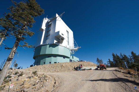 Budova dalekohledu LBT. Mt.Graham, Arizona, USA Autor: Zdeněk Bardon