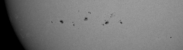 Sluneční skvrny na detailním snímku Solar Dynamics Observatory Autor: NASA/SDO/HMI