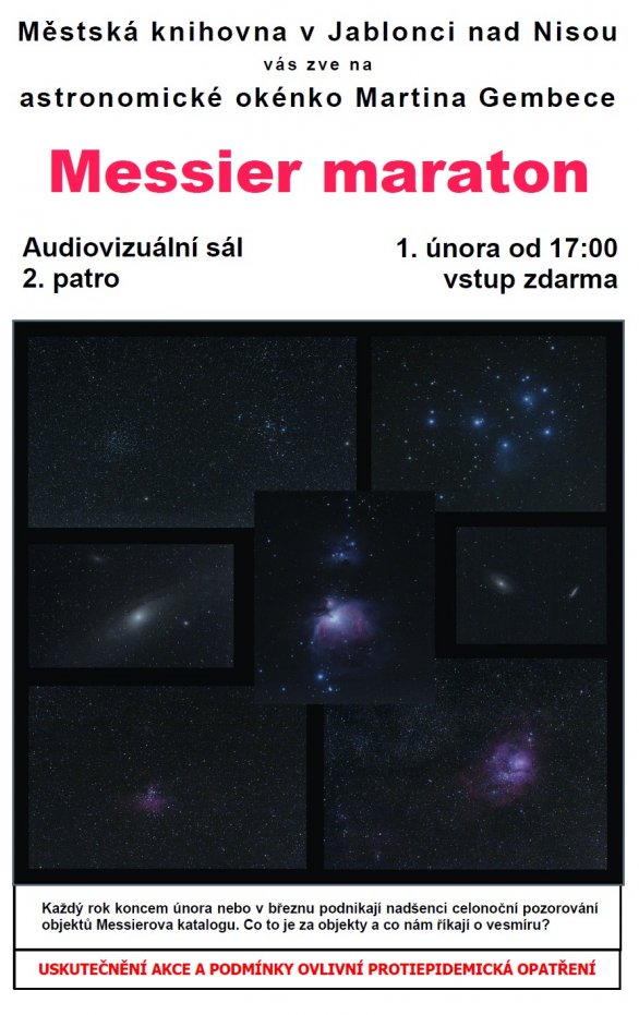 Přednáška Messier maraton