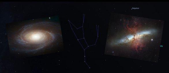 Galaxie M81 a M82 ve Velké medvědici Autor: Astrocrew