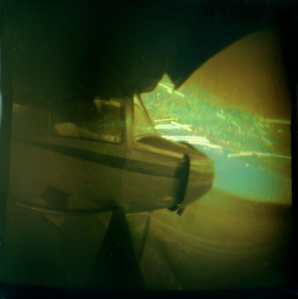 Solarografický snímek z kamery umístěné na letadlu Autor: Krystian Kleszcz
