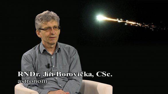 Dr. Jiří Borovička v pořadu Hlubinami vesmíru Autor: TV Noe