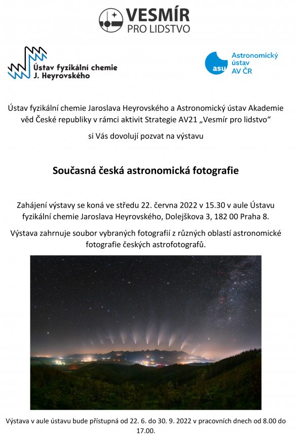 Současná astronomická fotografie Autor: Pavel Váňa