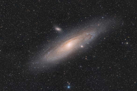M31 Galaxie v Andromedě ve velmi vysokém rozlišení - originál 70 MPx https://eu.zonerama.com/RomanHujer/Photo/8035376/341509293 Autor: Roman Hujer