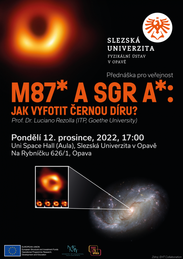 Přednáška M87* a Sgr* Autor: Slezská univerzita v Opavě