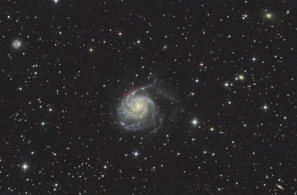 Supernova 2023ixf v M101 Autor: Ján Gajdoš