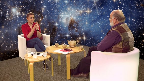 Dr. Kateřina Falk v pořadu Hlubinami vesmíru Autor: TV Noe