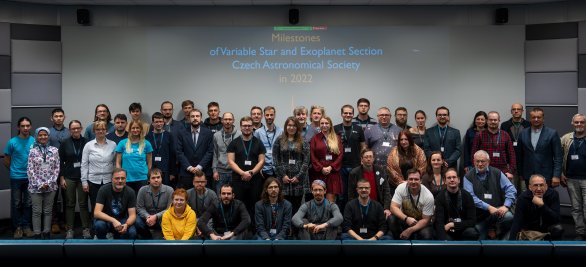 Účastníci 54. konference o výzkumu proměnných hvězd, 2022 Ostrava Autor: Sekce proměnných hvězd a exoplanet