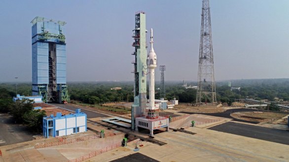 Kosmická loď Gaganján se záchrannou věžičkou připravena k testu 20. 10. 2023 Autor: ISRO