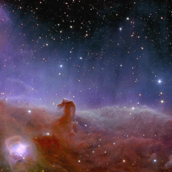 Fotografie mlhoviny Koňská hlava pořízená teleskopem Euclid Autor: ESA/Euclid/Euclid Consortium/NASA, image processing by J.-C. Cuillandre (CEA Paris-Saclay), G. Ansel