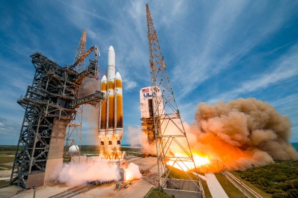Poslední exemplář rakety Delta IV Heavy odstartoval 9. 4. 2024 s družicí NROL-70. Autor: ULA