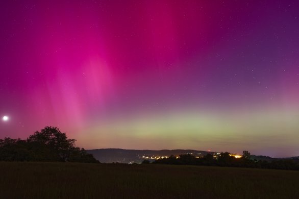 Polární záře 10. 5. 2024 Autor: Vojtěch Otruba